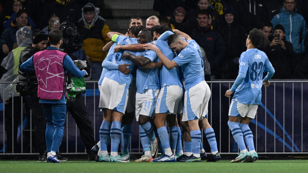 Young Boys Manchester City UEFA Champions League 10252023 (GABRIEL MONNET/AFP via Getty Images)