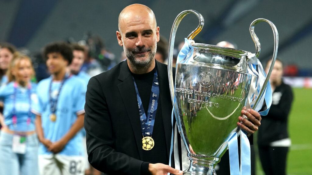 Pep Guardiola (Martin Rickett/PA Wire)