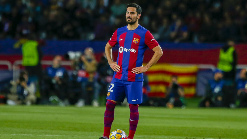 Ilkay Gundogan Barcelona v Paris Saint Germain UEFA Champions League 04162024 (Adria Puig/Anadolu via Getty Images)