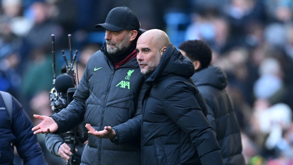 Jurgen Klopp and Pep Guardiola (Getty Images)