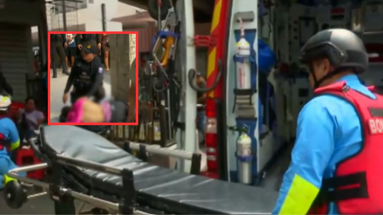 Asalto frustrado en el centro de Guayaquil deja un delincuente herido - TVC